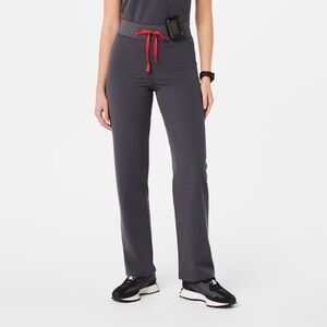 Figs Women’s Charcoal Gray High Waisted Livingston Scrub Pants